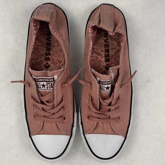 Converse All Star Chuck Taylor Womens 7-8 Mens 6 Low Top Sneakers Salmon Canvas - Picture 10 of 14